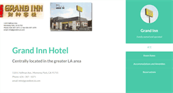 Desktop Screenshot of grandinnla.com